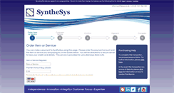 Desktop Screenshot of payments.synthesys.co.uk